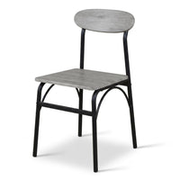 Thumbnail for Comedor 6 Sillas y Mesa Rectangular Minimalista Madera Metal