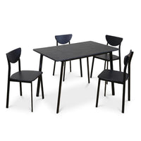 Thumbnail for Comedor Moderno Rectangular 5 Piezas Con 4 Sillas y Mesa