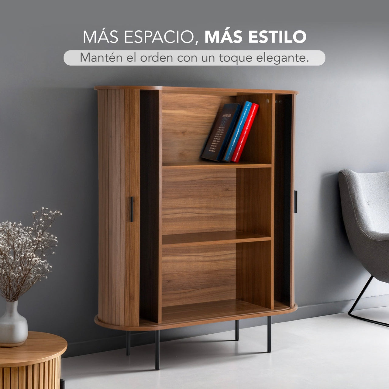 Cómoda Bufetera Vintage Organizador para Sala Recámara MDF