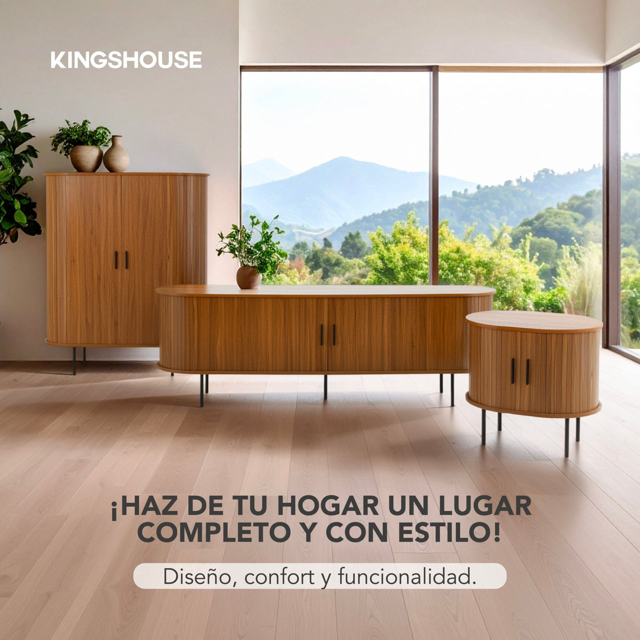Cómoda Bufetera Vintage Organizador para Sala Recámara MDF