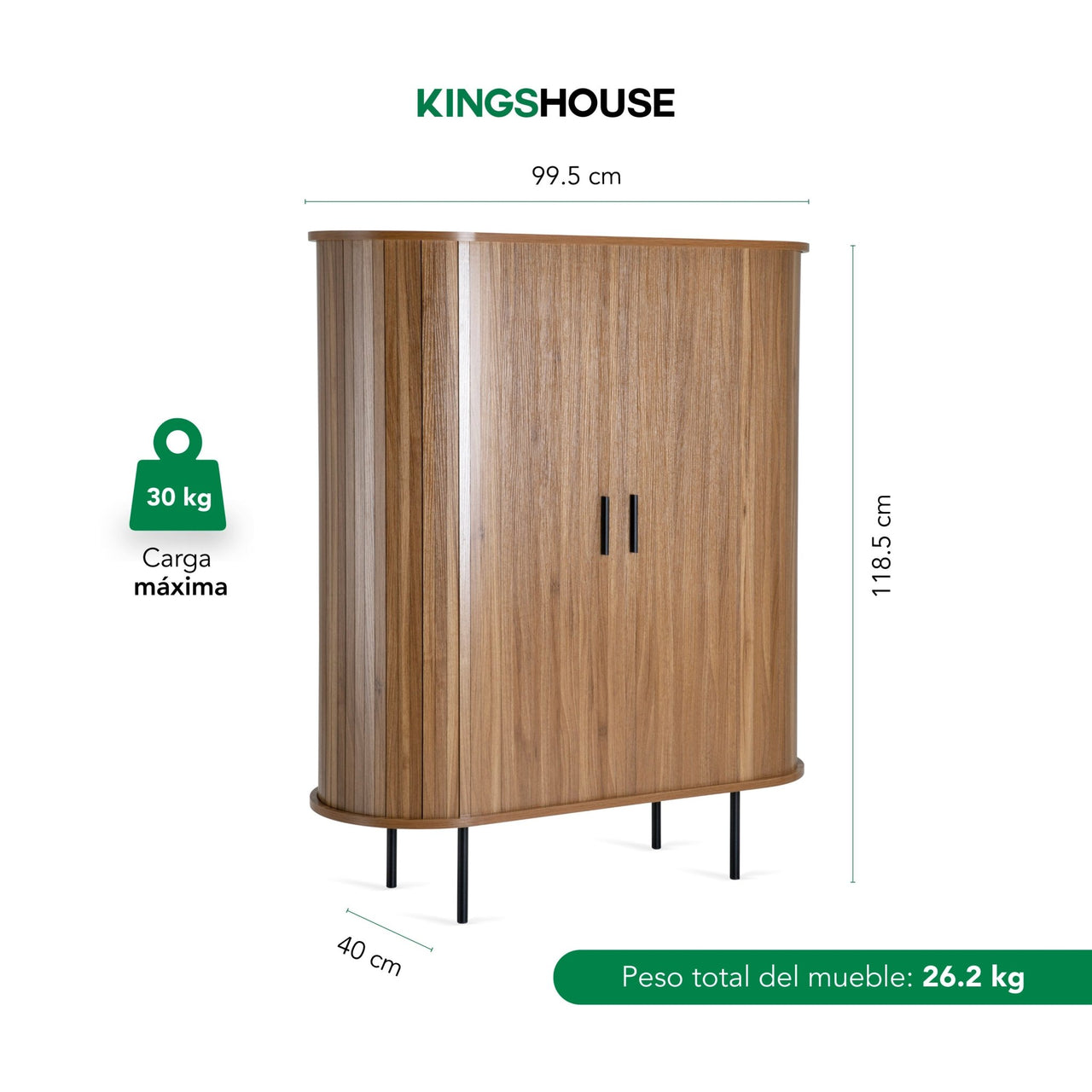Cómoda Bufetera Vintage Organizador para Sala Recámara MDF