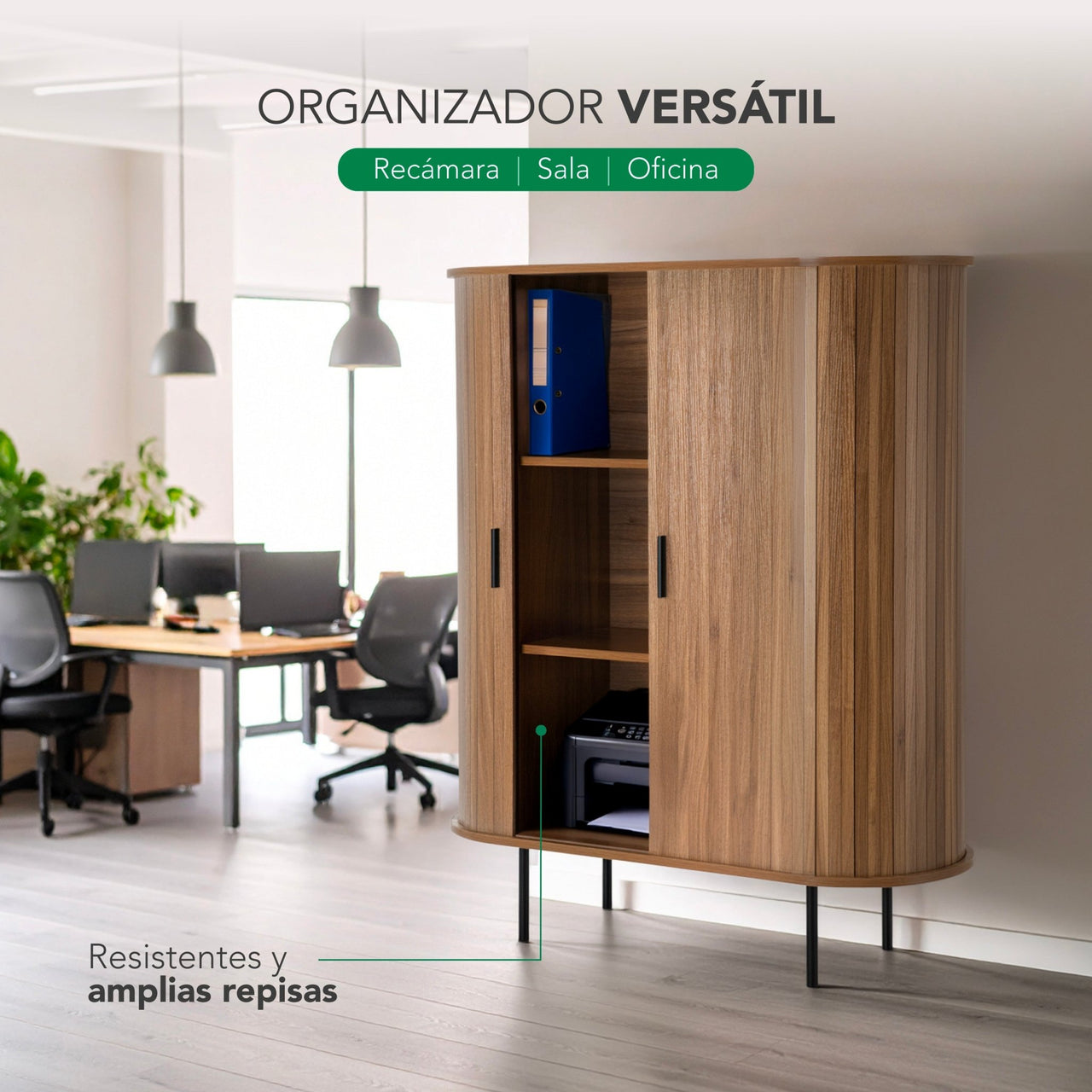 Cómoda Bufetera Vintage Organizador para Sala Recámara MDF