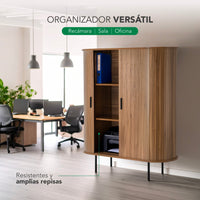 Thumbnail for Cómoda Bufetera Vintage Organizador para Sala Recámara MDF