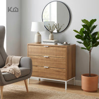 Thumbnail for Cómoda Cajonera 3 Cajones Mueble Organizador Nórdico