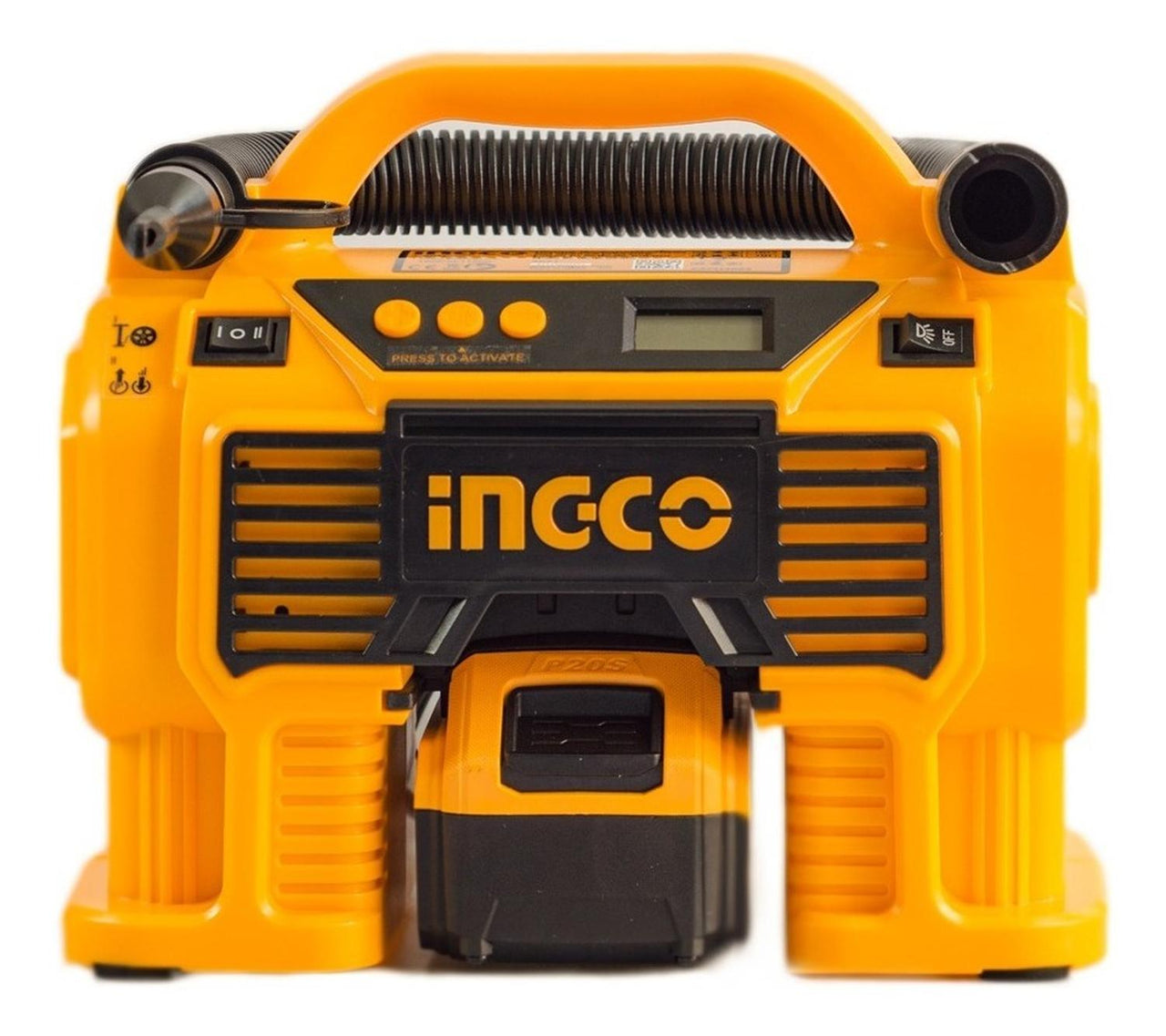 Compresor Para Carro 20V Inflador de Llantas y Pantalla Digital PT05CA6