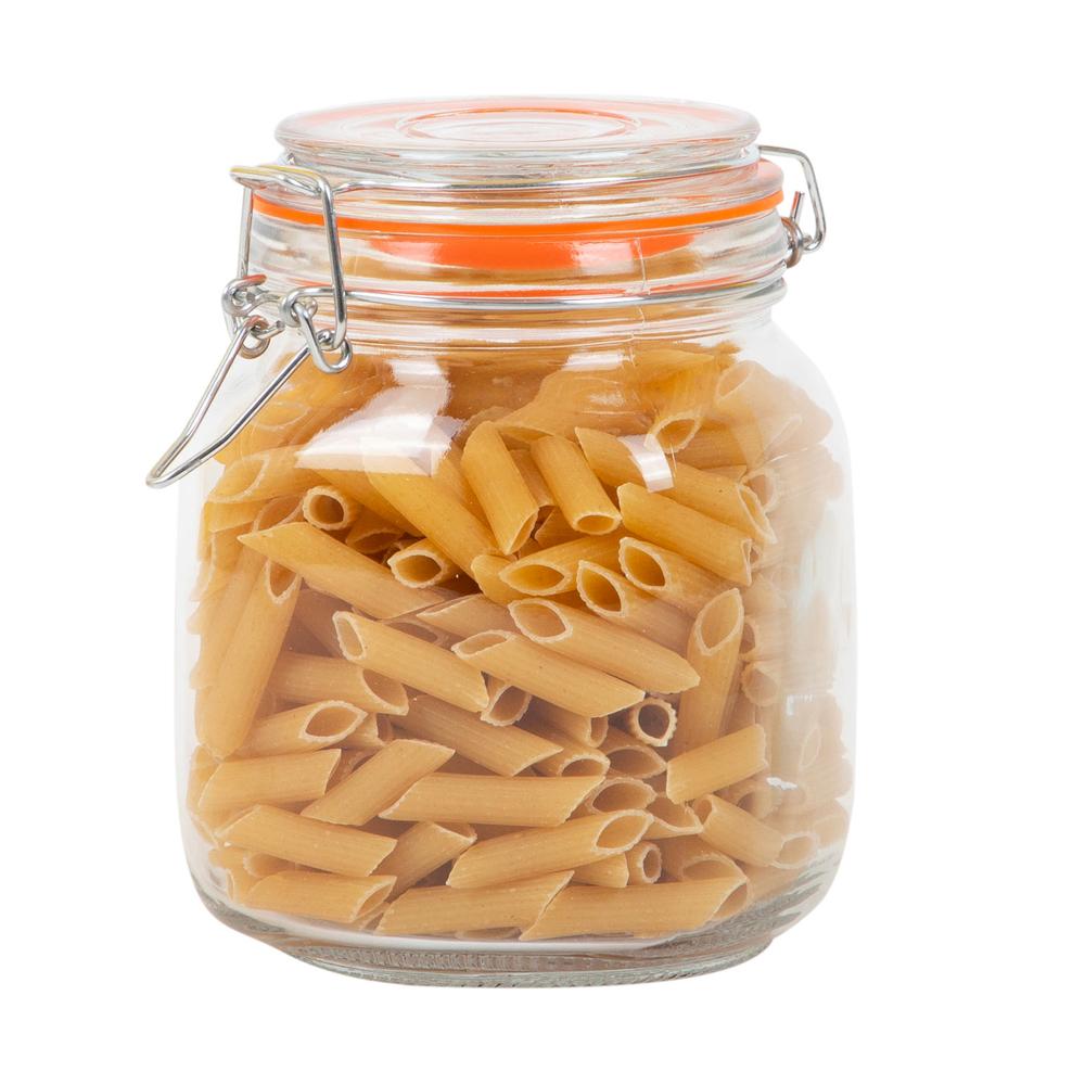 Contenedor para Almacenaje Cristal con Tapa Hermetica 1 Litros COLORJAR1 ColorHome