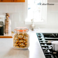 Thumbnail for Contenedor para Almacenaje Cristal con Tapa Hermetica 1 Litros COLORJAR1 ColorHome