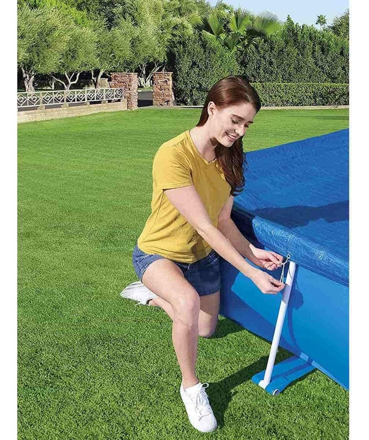 Cubierta Bestway Cobertor 221cm Alberca Rectangular Steelpro