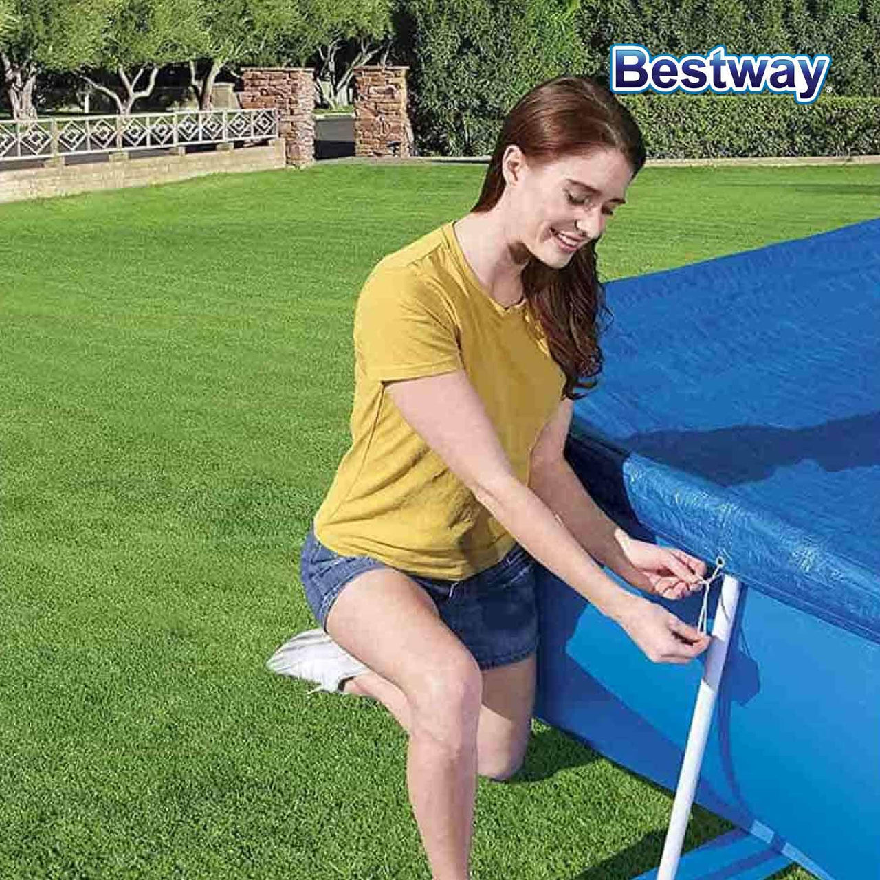 Cubierta Bestway Cobertor Alberca Estructural 300cm Steelpro