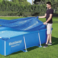 Thumbnail for Cubierta para Alberca Rectangular de 2.59 m x 1.70 m x 61 cm Flowclear 58105 Bestway