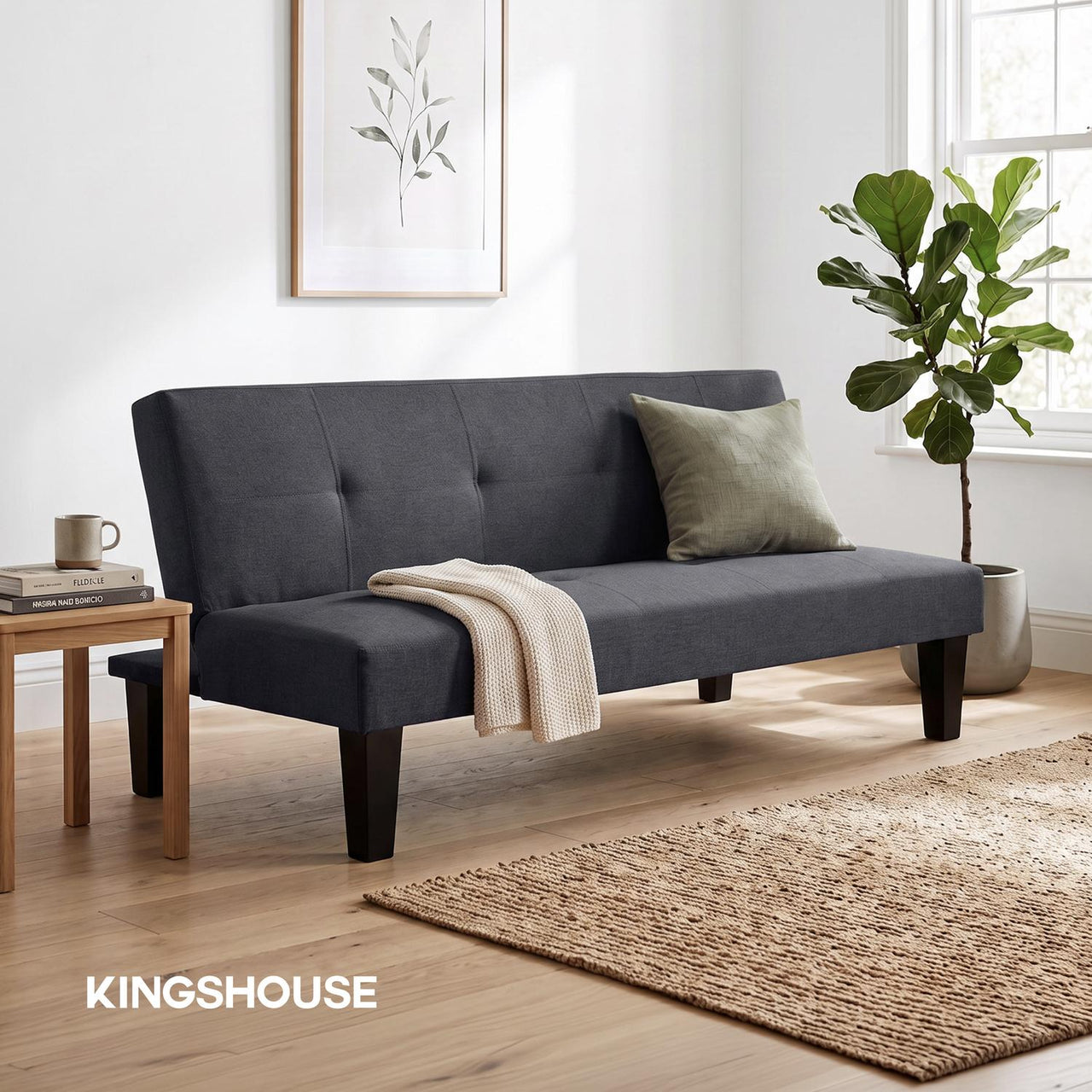 Sofá Cama Individual Reclinable Plegable de 3 Plazas