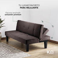 Thumbnail for Sofá Cama Individual Reclinable Plegable de 3 Plazas
