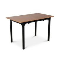Thumbnail for Comedor Mesa Extensible Rectangular 6 Sillas Madera y Metal