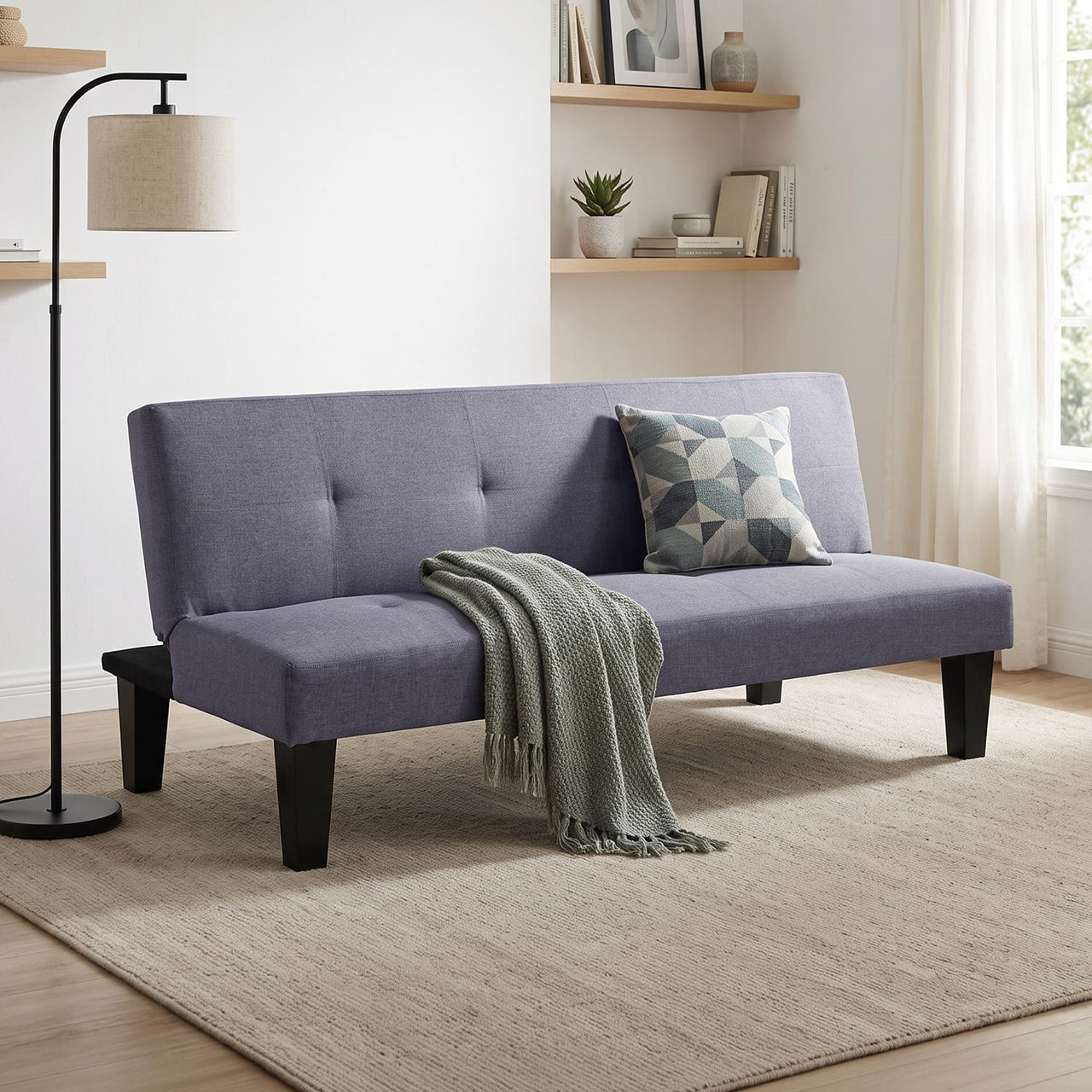 Sofá Cama Individual Reclinable Plegable de 3 Plazas