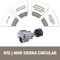 Thumbnail for Minisierra Accesorio Mototool 670 Madera Aluminio Dremel