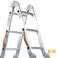 Thumbnail for Escalera Multiposiciones De Aluminio 3.5 Metros 12 Peldaños