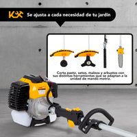Thumbnail for Desbrozadora Multifuncional Gasolina 52cc 4 en 1 Kingsman