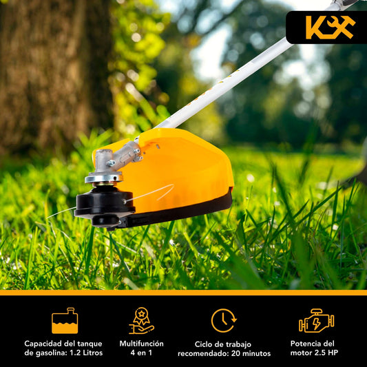 Desbrozadora Multifuncional Gasolina 52cc 4 en 1 KingsmanKINGSDSBRO5N1