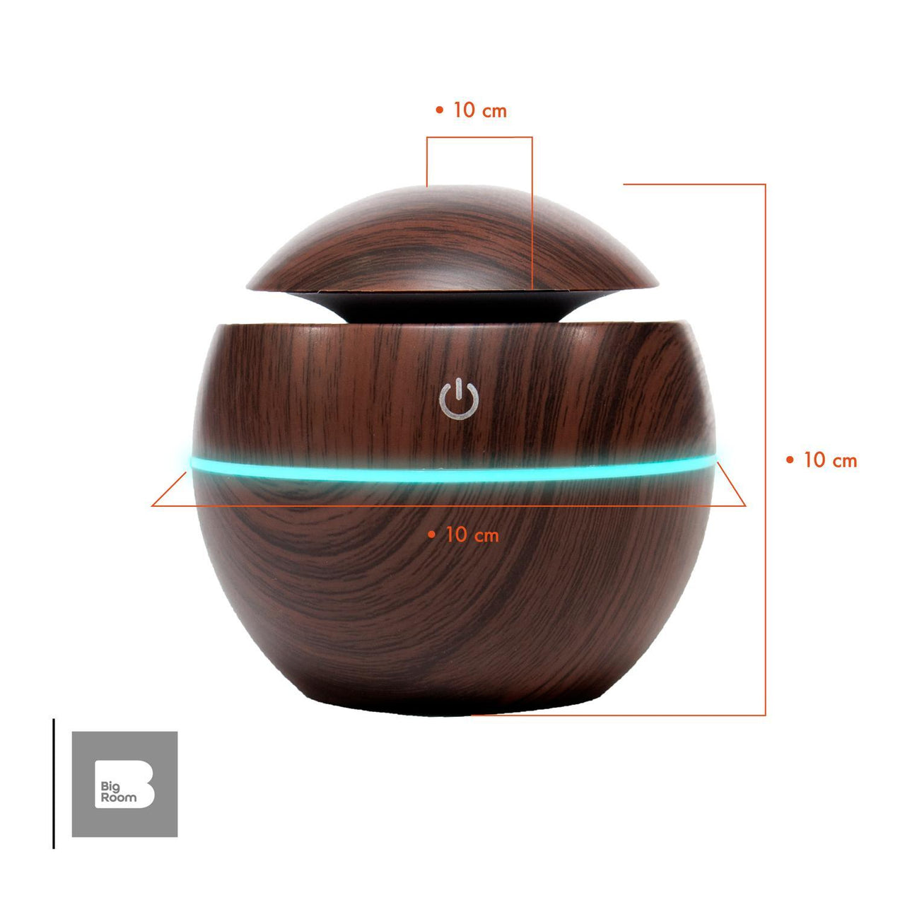 Difusor Aromaterapia Usb Humidificador Portátil Purificador