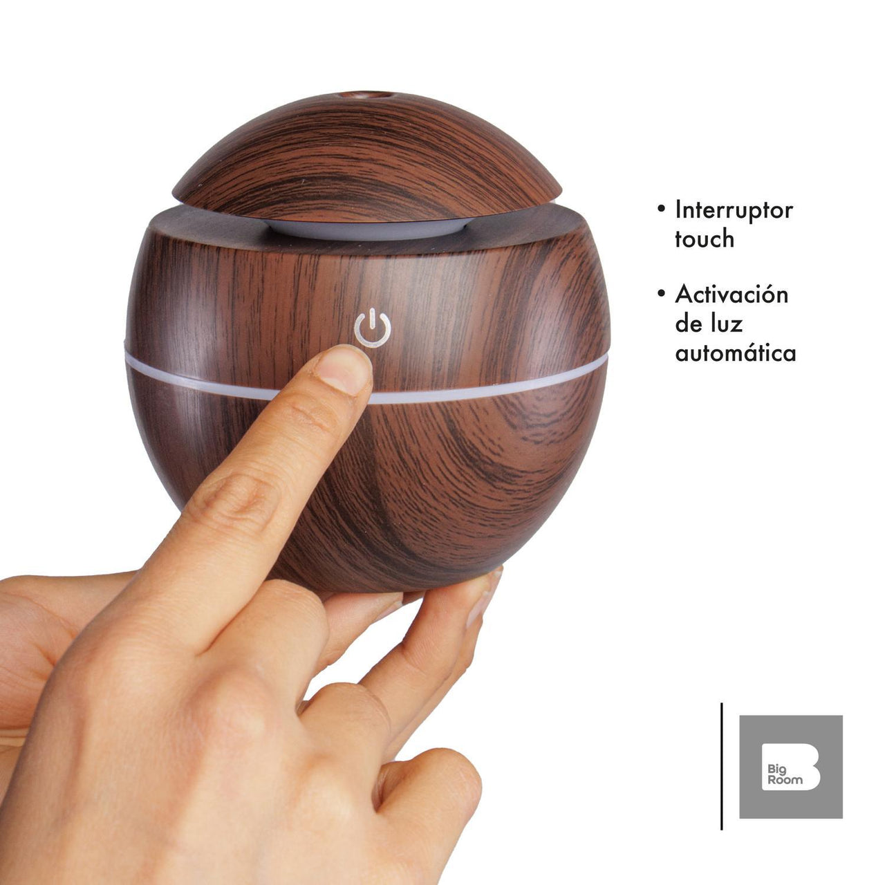 Difusor Aromaterapia Usb Humidificador Portátil Purificador