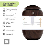Thumbnail for Difusor Aromaterapia Usb Humidificador Portátil Purificador