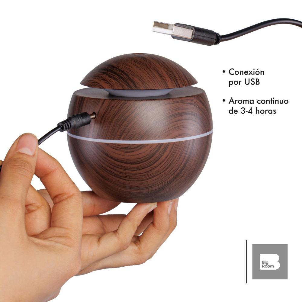 Difusor Aromaterapia Usb Humidificador Portátil Purificador