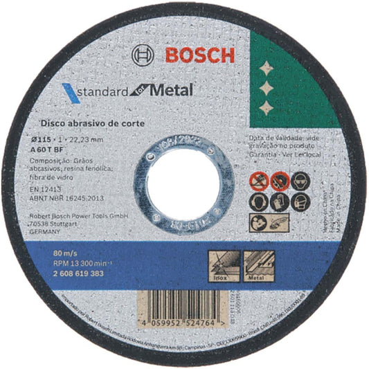 Disco Abrasivo de Corte para Metal 4 1/2 Pulgadas 2608619383 Bosch2608619383-BOS