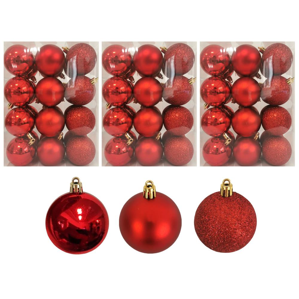 Adorno Navidad 72pz Decoracion Esferas Navideñas 4cm