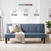 Thumbnail for Sofá Cama Individual Reclinable Plegable de 3 Plazas