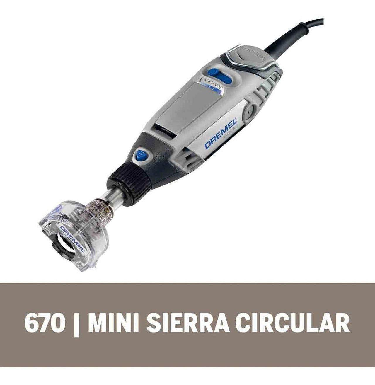 Minisierra Accesorio Mototool 670 Madera Aluminio Dremel