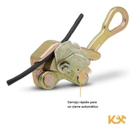 Thumbnail for Tensor Cable Quijada Paralela 2.5-16 mm 1 Ton Kingsman