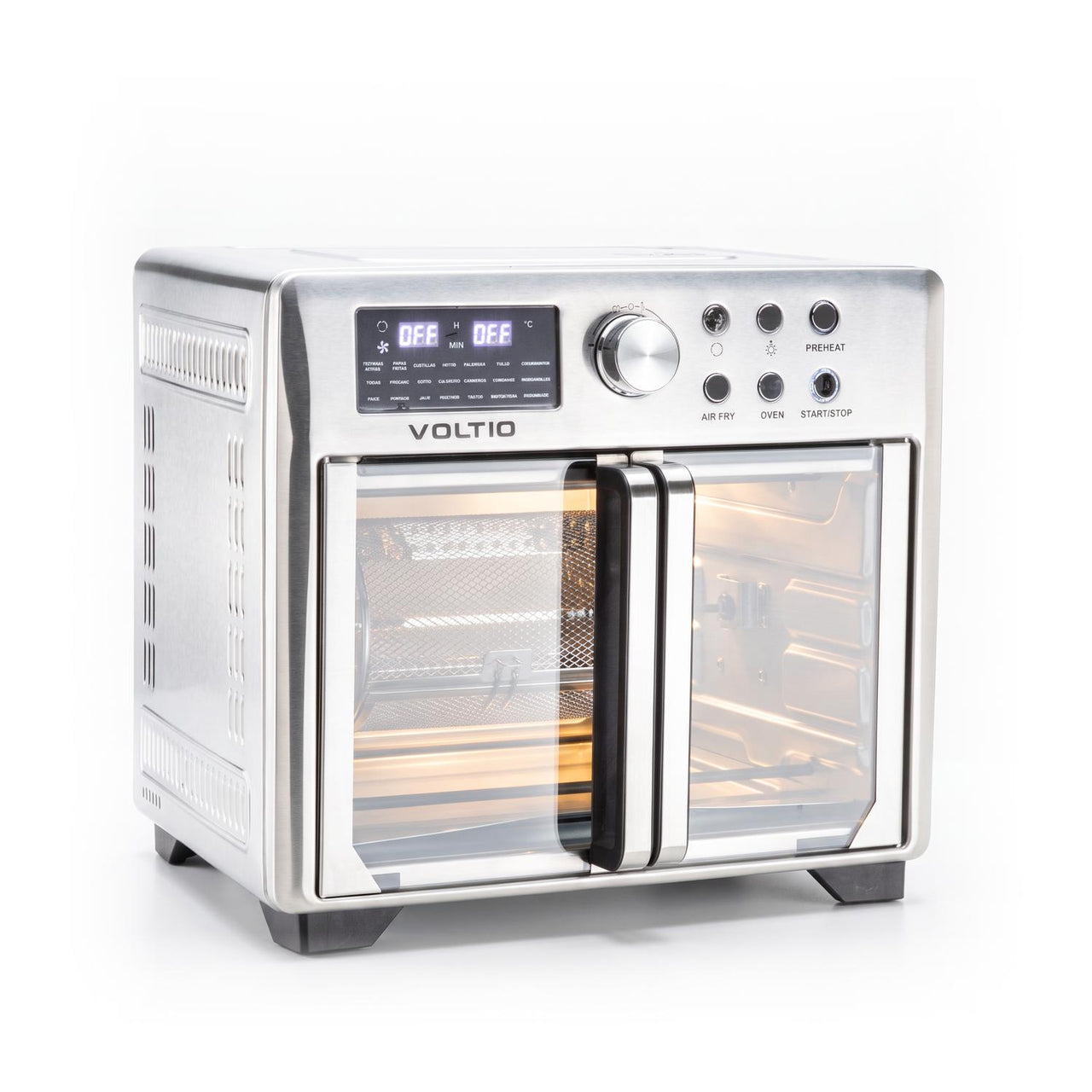 Horno Freidora de Aire 25L Rostizador Puerta Francesa