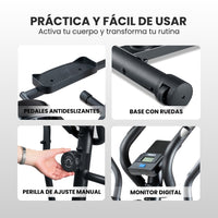 Thumbnail for Elíptica Magnética Rueda Resistencia 4 kg Ejercicio Fitness
