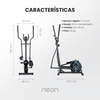 Thumbnail for Elíptica Magnética Rueda Resistencia 4 kg Ejercicio Fitness