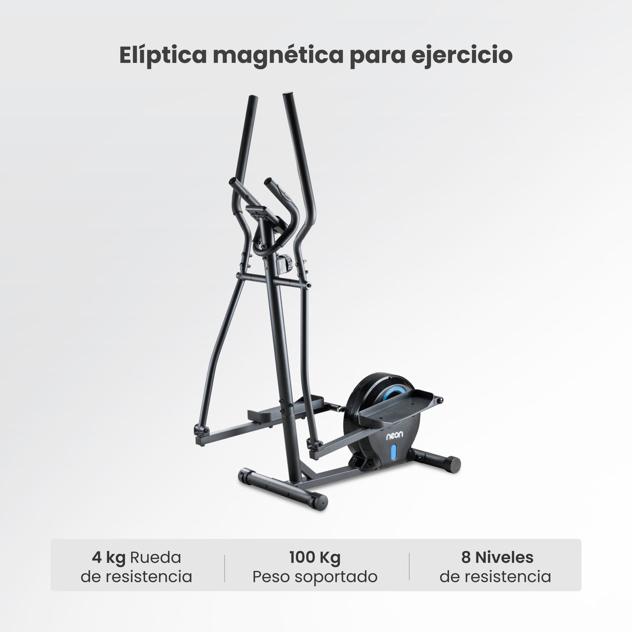 Elíptica Magnética Rueda Resistencia 4 kg Ejercicio Fitness