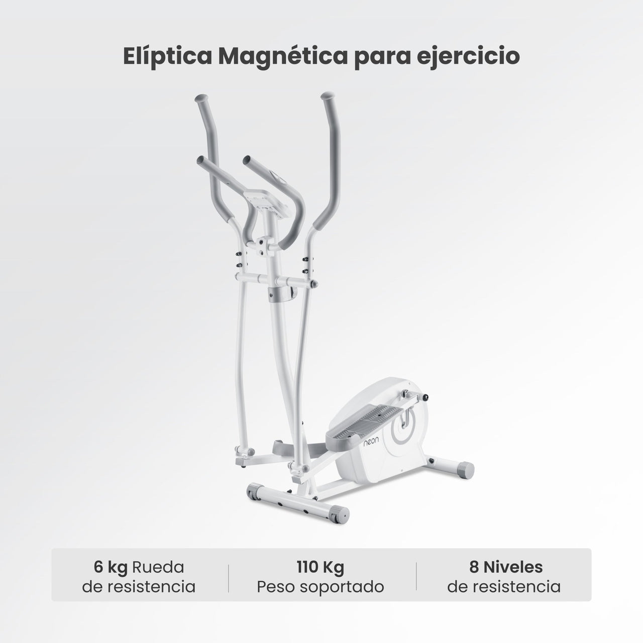 Elíptica Magnética Rueda Resistencia 6 kg Fitness Ejercicio