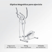 Thumbnail for Elíptica Magnética Rueda Resistencia 6 kg Fitness Ejercicio