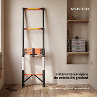 Thumbnail for Escalera Telescópica Acero de Carbono 2.8 M 7 Peldaños