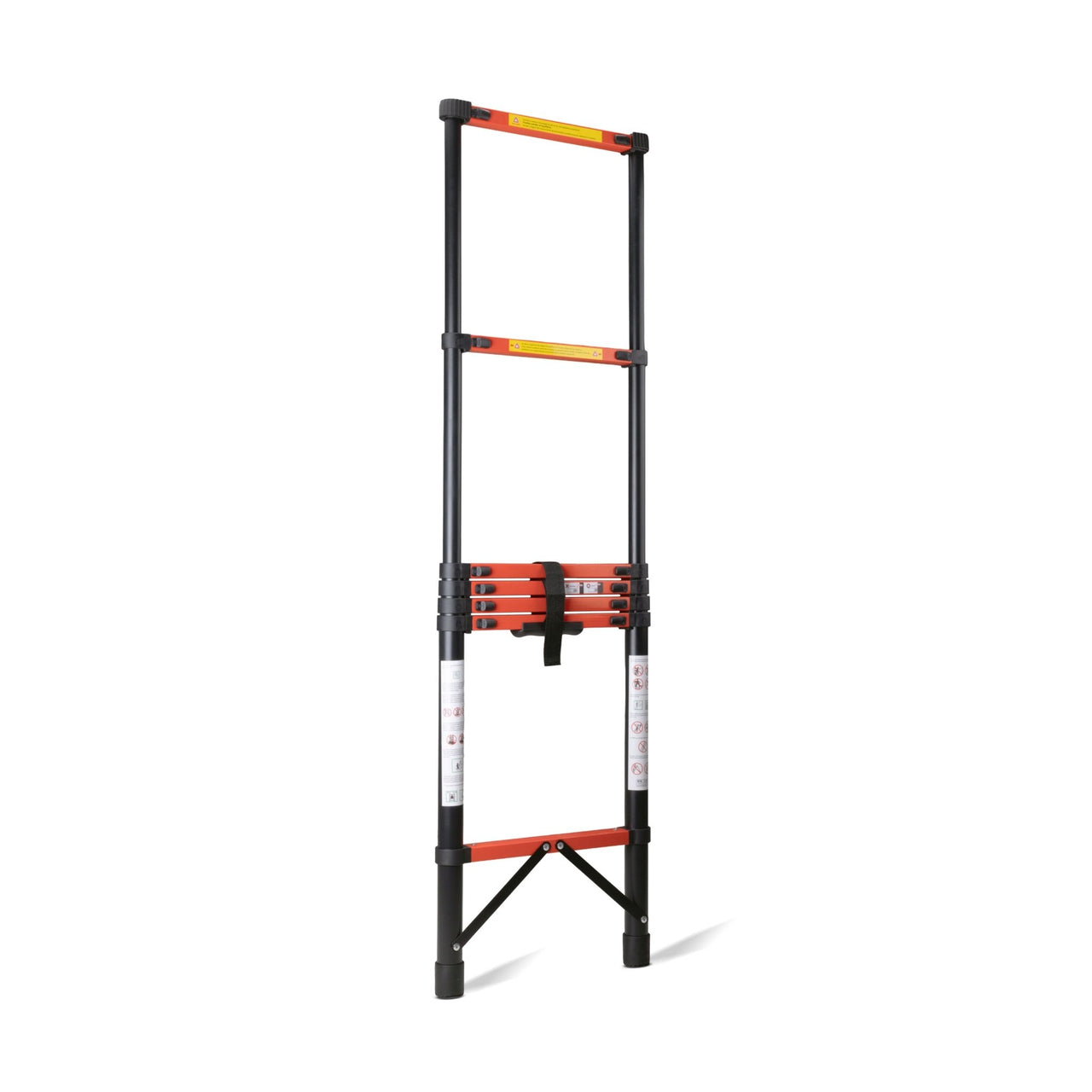 Escalera Telescópica Acero de Carbono 2.8 M 7 Peldaños