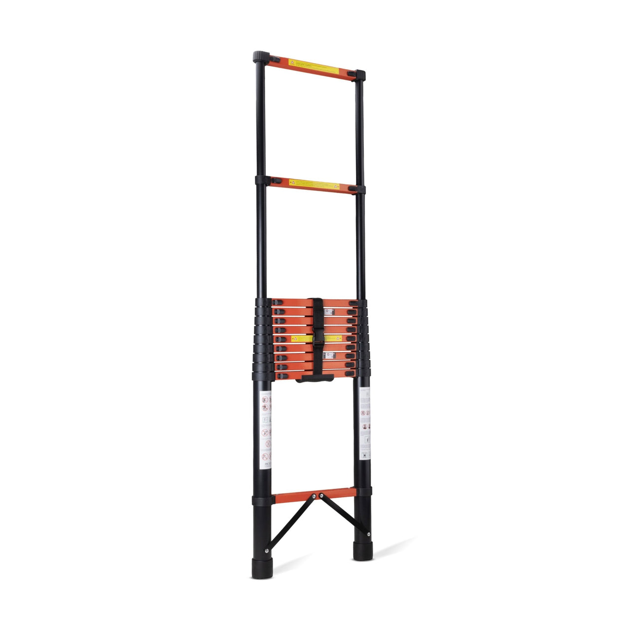 Escalera Telescópica Acero de Carbono 4.7 M 12 Peldaños