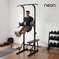 Thumbnail for Estación Dominadas Banco Ejercicio Musculación Fitness Gym