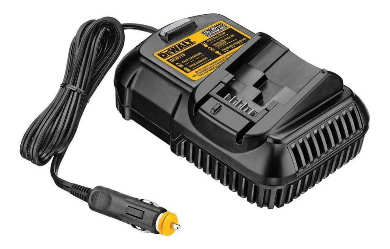 Cargador De Bateria Para Auto Apagado Automatico 12v Y 20v Max Dcb119 Dewalt