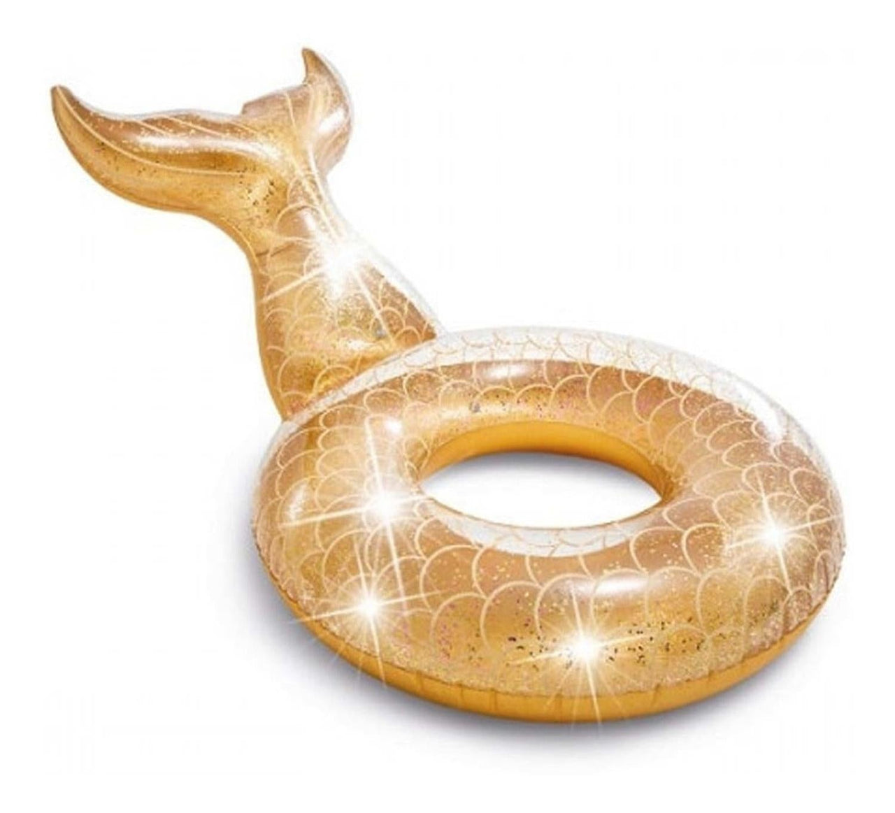 Flotador Dona Cola De Sirena Glitter Brilllo Alberca Intex