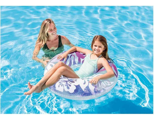 Flotador Inflable Floreado Para Piscina 91 Cm 59251np Intex59251NP-INTEX