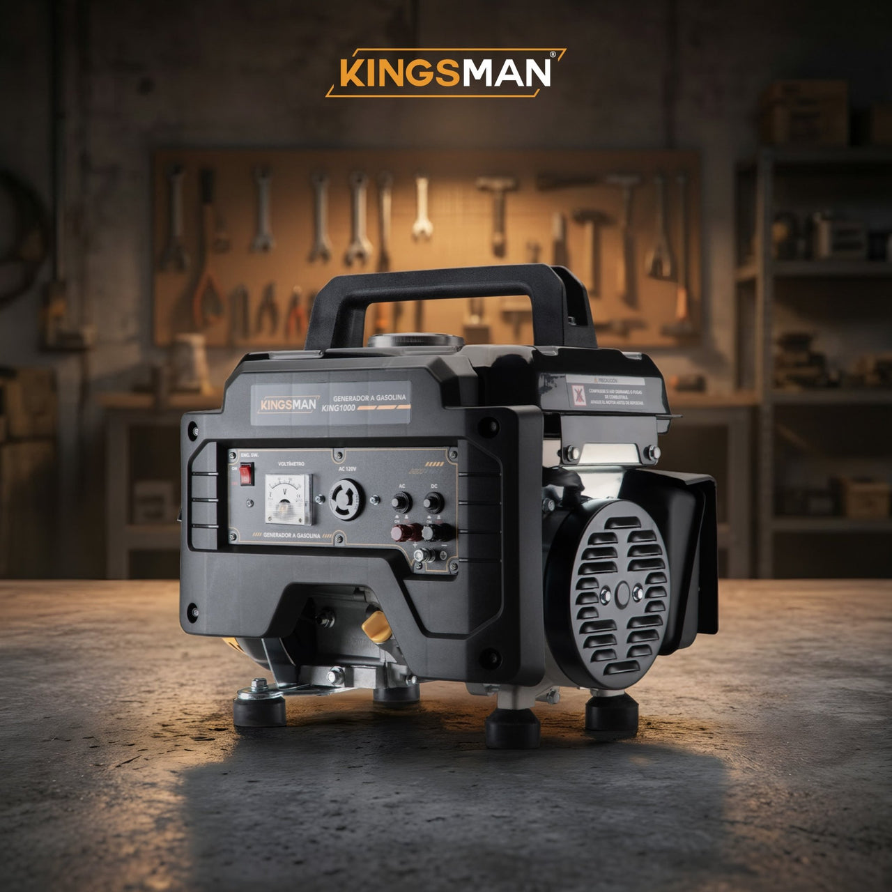 Generador de Energía KING1000 120V 2.9HP Portátil Silencioso