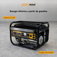 Thumbnail for Generador Portatil De Luz 110/220v A Gasolina 7.5hp 3000w Amarillo King3000