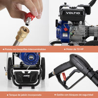 Thumbnail for Hidrolavadora a Gasolina 3200 W Motor 7.0 Caballos de Fuerza