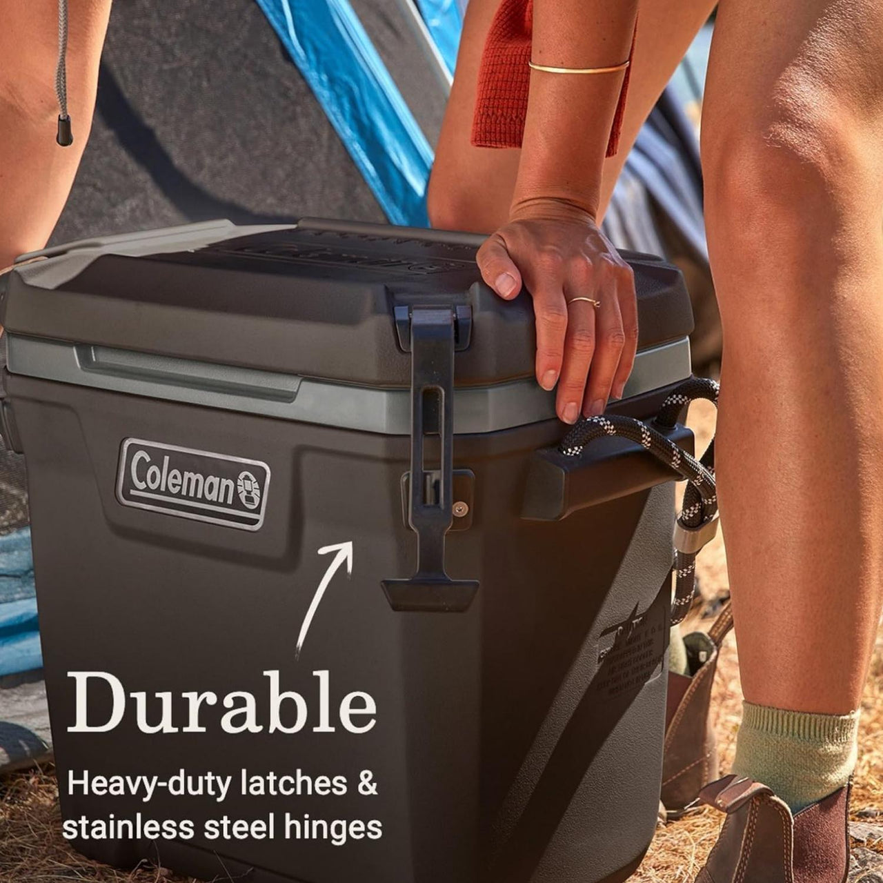 Hielera Convoy Uso Rudo 28 Qt 21 Latas Cafe Coleman