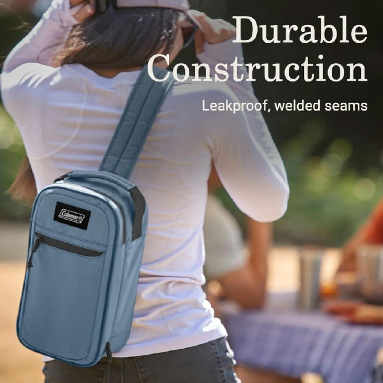 Hielera Personal Tipo Mochila 6 Latas Azul Coleman