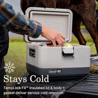 Thumbnail for Hielera Rigida Pro 9qt Beige con Gris Coleman